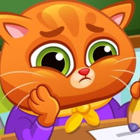 Lovely Virtual Cat at School