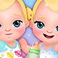 My New Baby Twins - Baby Care Game